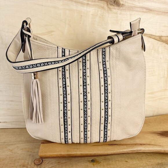 MKF‎ Collection Women’s Hobo Bag Tan Southwestern - Picture 1 of 10